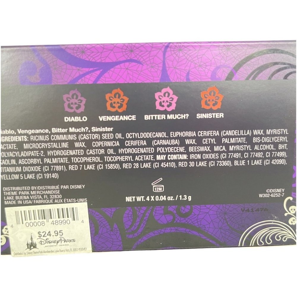 Disney Parks Beautifully Disney Tangled Web Mini Lipstick Set - Picture 3 of 4